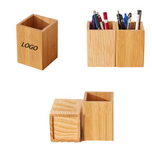 Office Home Wooden Pen Holder