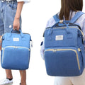 Multifunctional Large Diaper Bag Backpack With Baby Bed