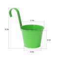 Metal Hanging Flower Pot With Hook
