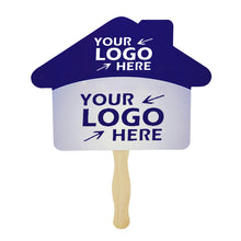 Square Full Color Double Sided Single Paper Hand Fan