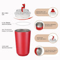 14 oz Travel Coffee Mug Stainless Steel Vacuum Cup