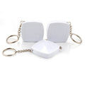 Square 2-Meter Steel Tape Measure Keychain
