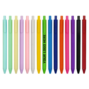 Solid Color Frosted Push-Up Neutral Pen