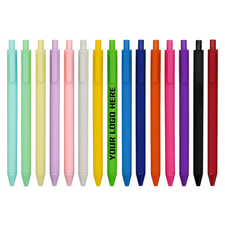 Solid Color Frosted Push-Up Neutral Pen