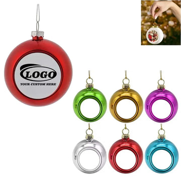 Round Plastic Christmas Tree Ball Decoration