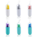 Silicone Collapsible Straw Set With Cleaning Brush