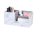 Office Leather Storage Pen Holder