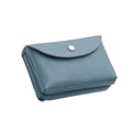 Pu Leather Coin Purse Snap Button Compact Wallet