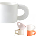 11oz Comfort Grip Large Ceramic Mug for Office Convenience