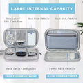 Portable Double Layer Electronic Data Cable Storage Bag