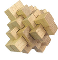 Beech Wood Luban Lock Puzzle Toy