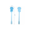Guitar-Shaped Silicone Long Handle Body Bath Brush