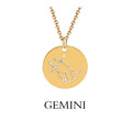 Gold Twelve Constellation Necklace