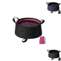 Collapsible Portable Wash Basin With Storage Case