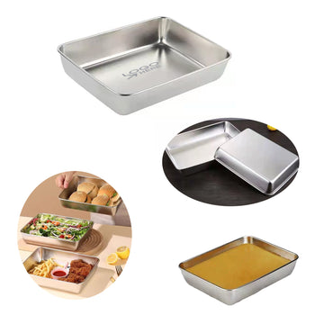 Stainless Steel Oven Camping Picnic Tray