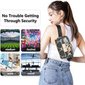 Clear Pvc Double Zipper Belt Bags