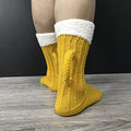 Beer Mug Slipper Socks With Handle