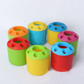 Plastic Pen Holder Vase Toothbrush Holder Makeup Brush Cup