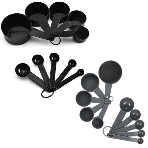 10 Pcs Plastic Measuring Cups And Spoons Set