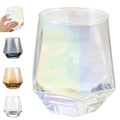 10.2 Oz Home Hexagonal Diamond Wine Glasses