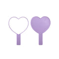 Heart-Shaped Travel Handheld Mirror