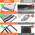 Fireproof Document Bag Zippered Waterproof Security