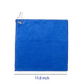 Microfiber Golf Towel w/Metal Grommet & Clip
