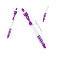 Ribbon Clip Grip Pen Retractable Pen
