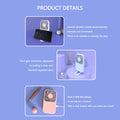 Portable Square Mini Fan With 800mAh Phone Stand Design