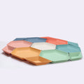 Set Of Hexagonal And Diamond-shaped Plates