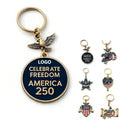 250th US Anniversary 2D Acrylic Keychain Pendant
