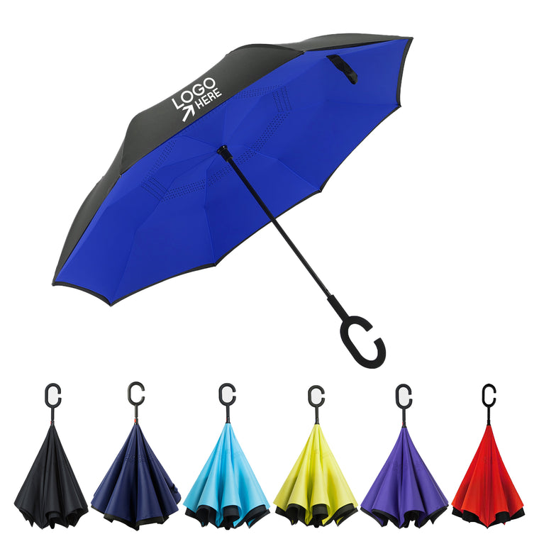 C Handle Inverted Reverse Umbrella