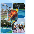 Fiberglass Pickleball Paddle Set With Carry Bag and 4 Balls