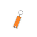 Slim Led Flashlight With Rotating Keychain