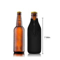 Zippered Beer Bottle Cooler Beverage Sleeve