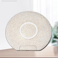Beige Round Fast Charging