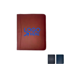 Executive PU Leather Zippered Portfolio