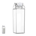 Bpa-Free Portable Reusable Milk Carton-Shaped Juice Bottle