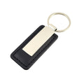 Rectangular Leather Keychain