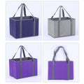 Foldable & Reusable Non-Woven Shopping Bag For Car Use
