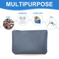 Leather Zipper Coin Purse