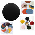 3.94" PU Leather Coaster