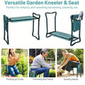 Foldable Garden Kneeler and Seat witth Tool Pouch