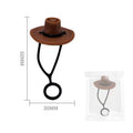 Cowboy Hat Straw Cover for 0.4in 10mm