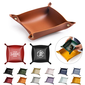 Leather Jewelry Valet Tray