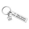 Stainless Steel Keychain Car Pendant Durable Auto Accessory