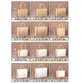 Reusable Linen Tote Shopping Bag