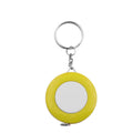 60" Mini Candy Color Retractable Measuring Tape W/Keychain