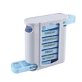 Portable Stackable Weekly Pill Organizer Clear Plastic Case