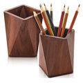 Wood Pen Holder Cups